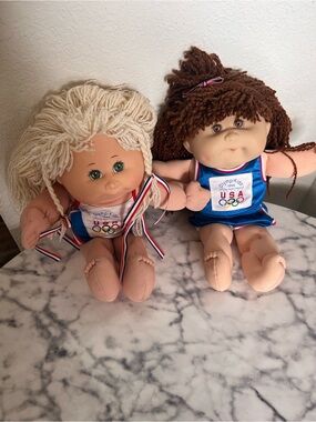 🇺🇸 Vintage 1996 OlympiKids Cabbage Patch Kids – Official Team USA Mascot Set